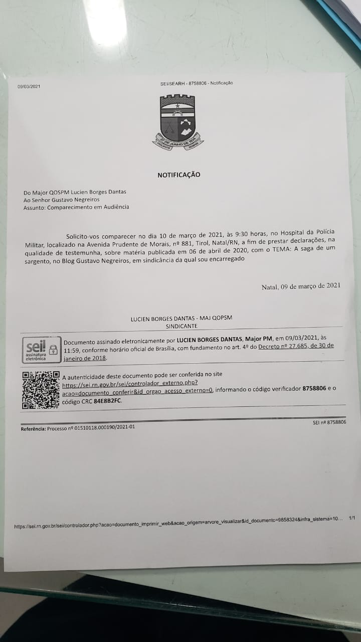 Quem tem medo de polícia é bandido, deixa de palhaçada Araújo e Alarico, isso é molecagem