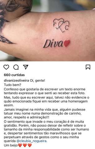 História deprimente: Cargo comissionado de cidade do interior do RN tatua nome da prefeita
