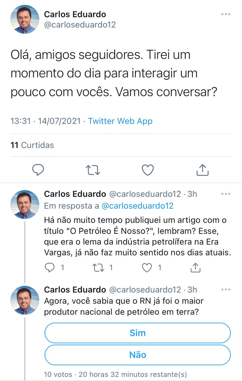 Carlos Eduardo, o eu sozinho