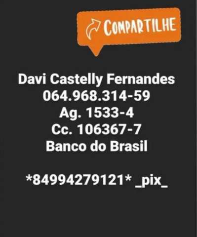 Vamos ajudar Davi Castelly