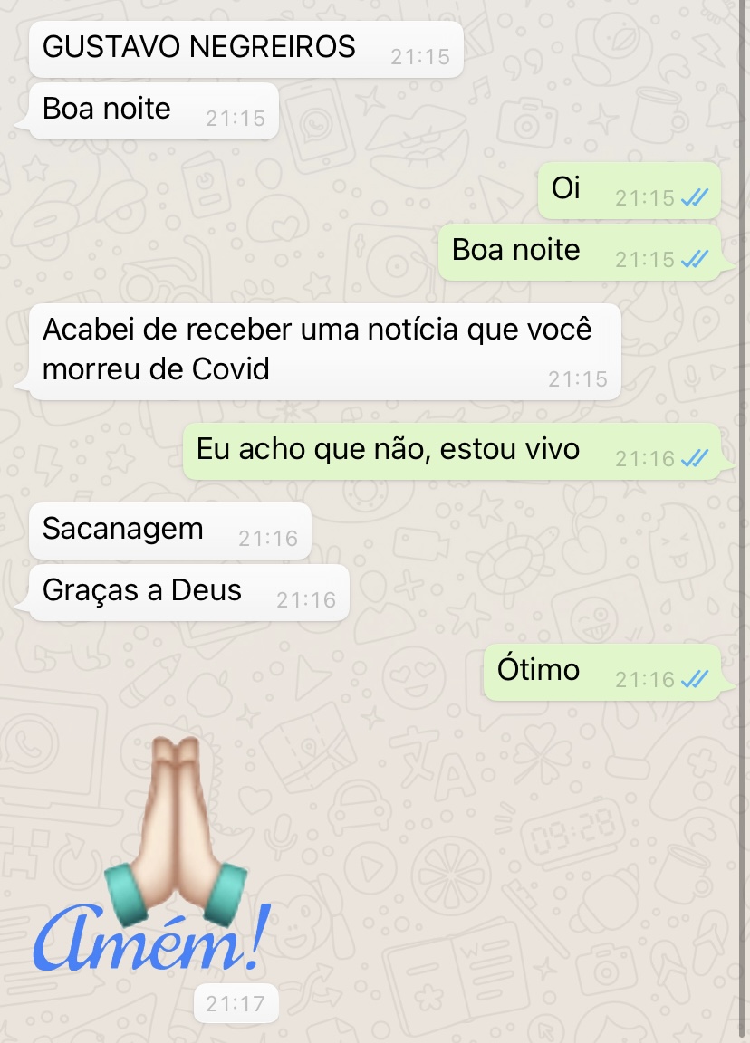Eu não morri