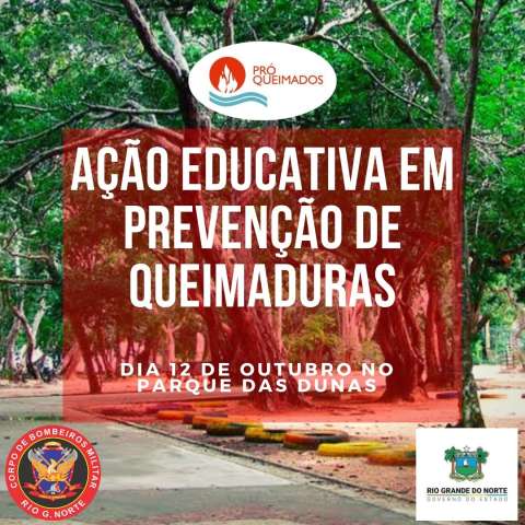 Ação Educativa em Prevenção de Queimaduras no Dia das Crianças