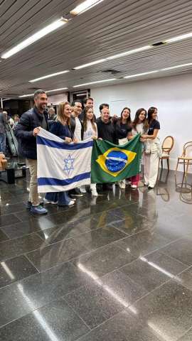 Grupo de potiguares chega ao RJ vindos de Israel; Previsão é chegar a Natal à tarde