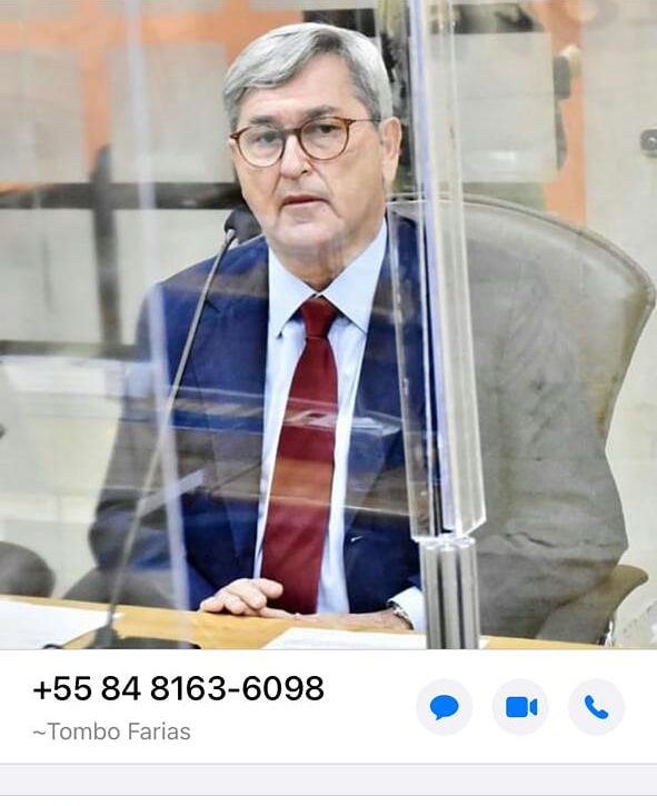 GOLPE: Criminosos usam nome do deputado Tomba Farias para solicitar dinheiro