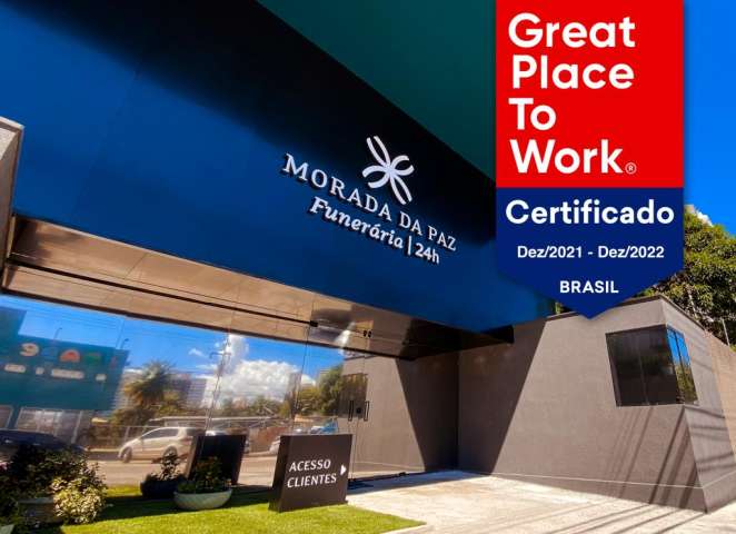 Morada da Paz é a primeira do segmento funerário do RN a receber certificação GPTW de Melhor Empresa para se Trabalhar