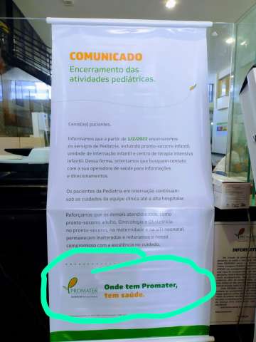 Promater fala em 