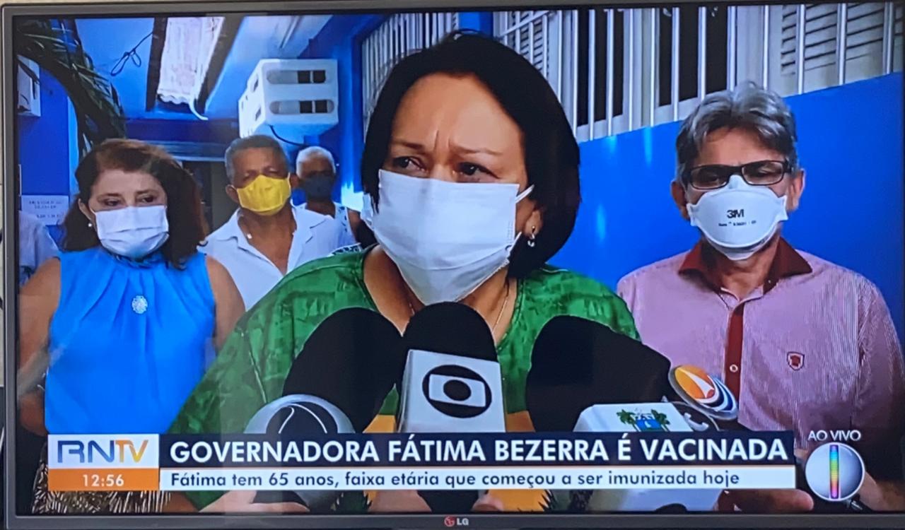 Fátima vacinada