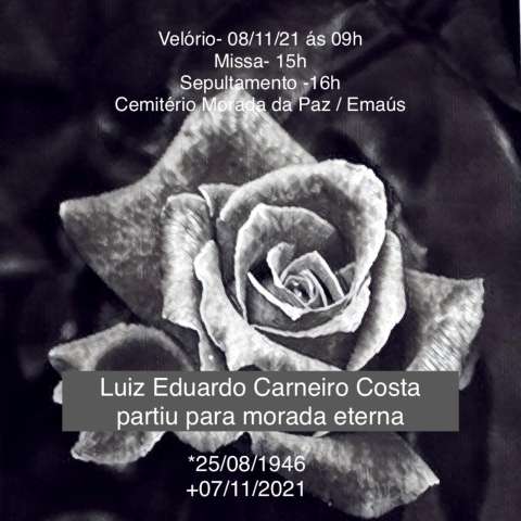 Morre Luiz Eduardo Carneiro