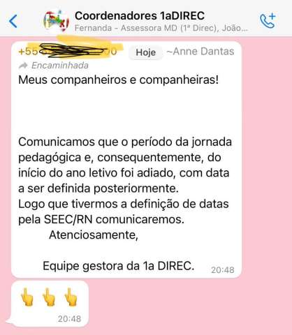 Urgente e vergonhoso: Governo vai adiar início do ano letivo