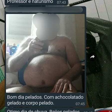 Professor manda foto nu ‘por engano’ a alunos do 7º ano