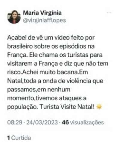 [VIDEO] Nova secretária de Planejamento de Fátima afirma que não houve ataques a população e convida turistas para o RN