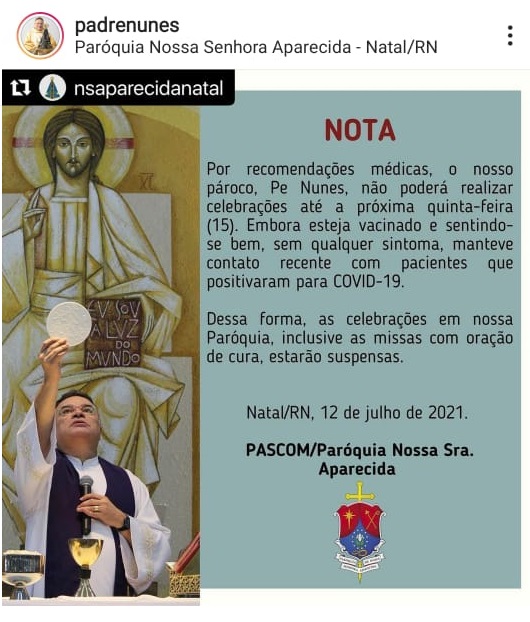 Padre Nunes de quarentena