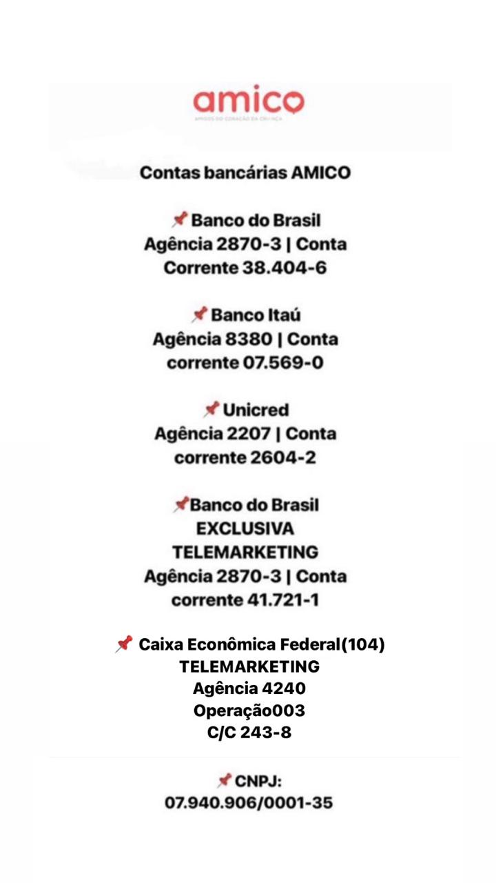 Amico arrecada insumos para crianças cardiopatas ; Veja como ajudar