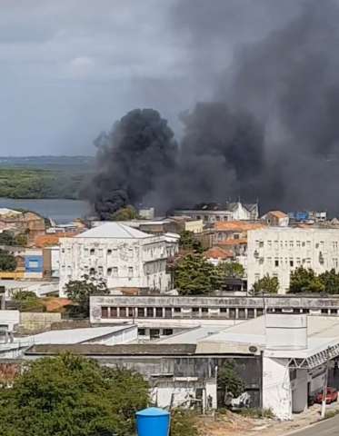 Incêndio na Ribeira