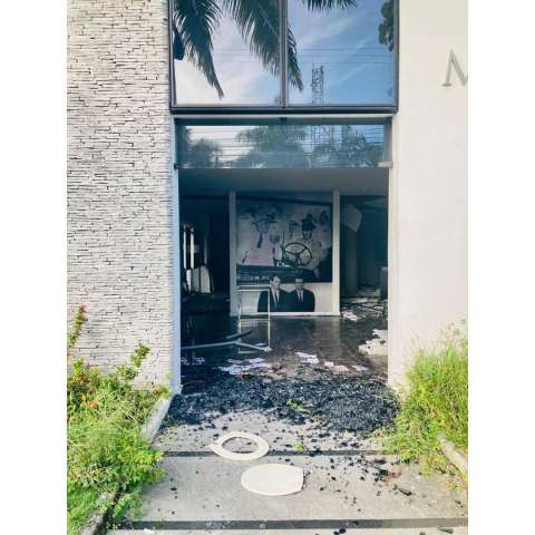 Memorial Aluízio Alves destruído