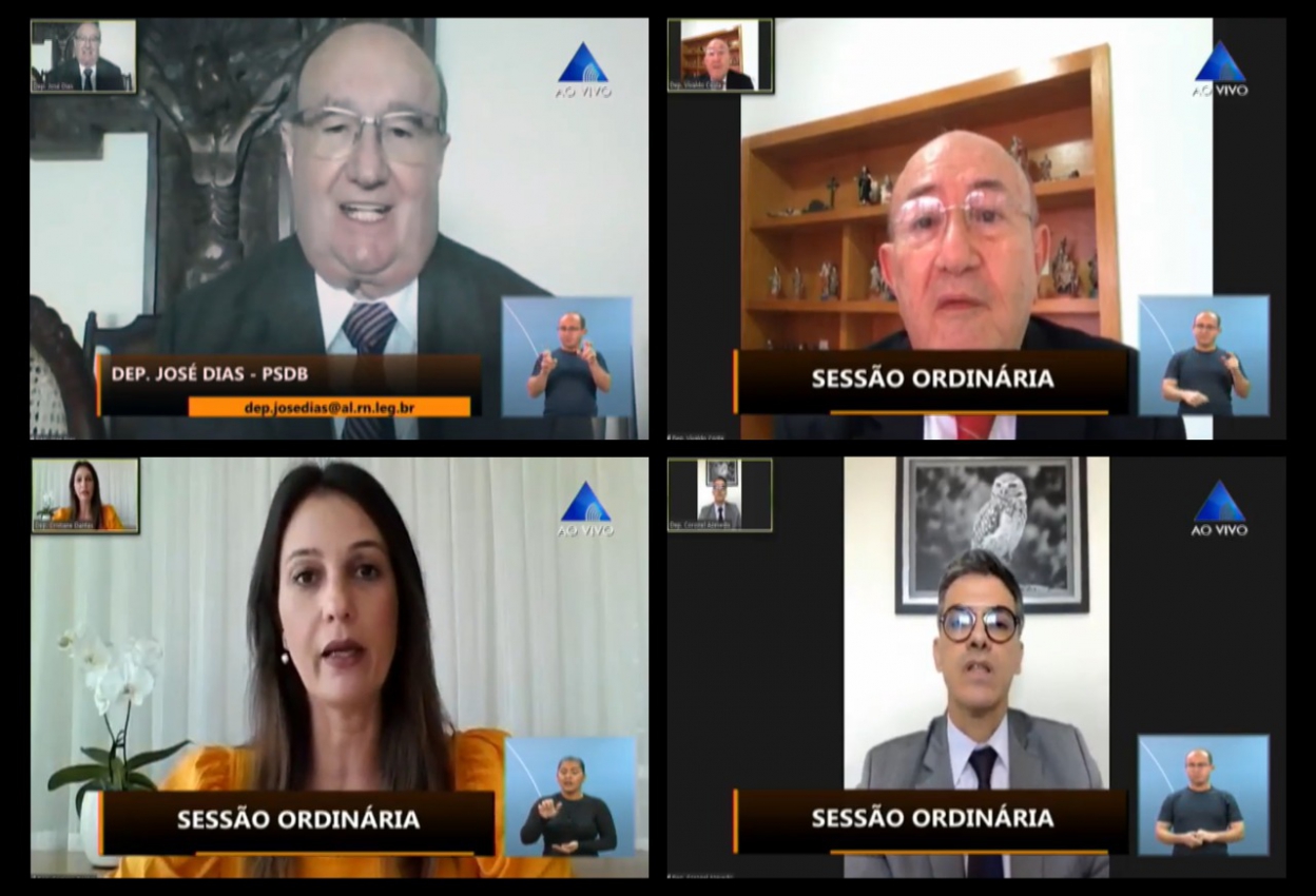 Em sessão virtual, deputados debatem sobre violência e recursos federais