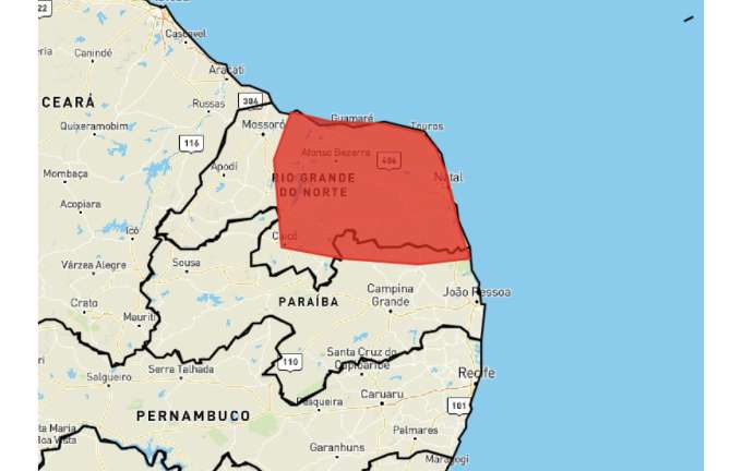Todo cuidado é pouco: Previsão de chuvas pelas próximas 20 horas