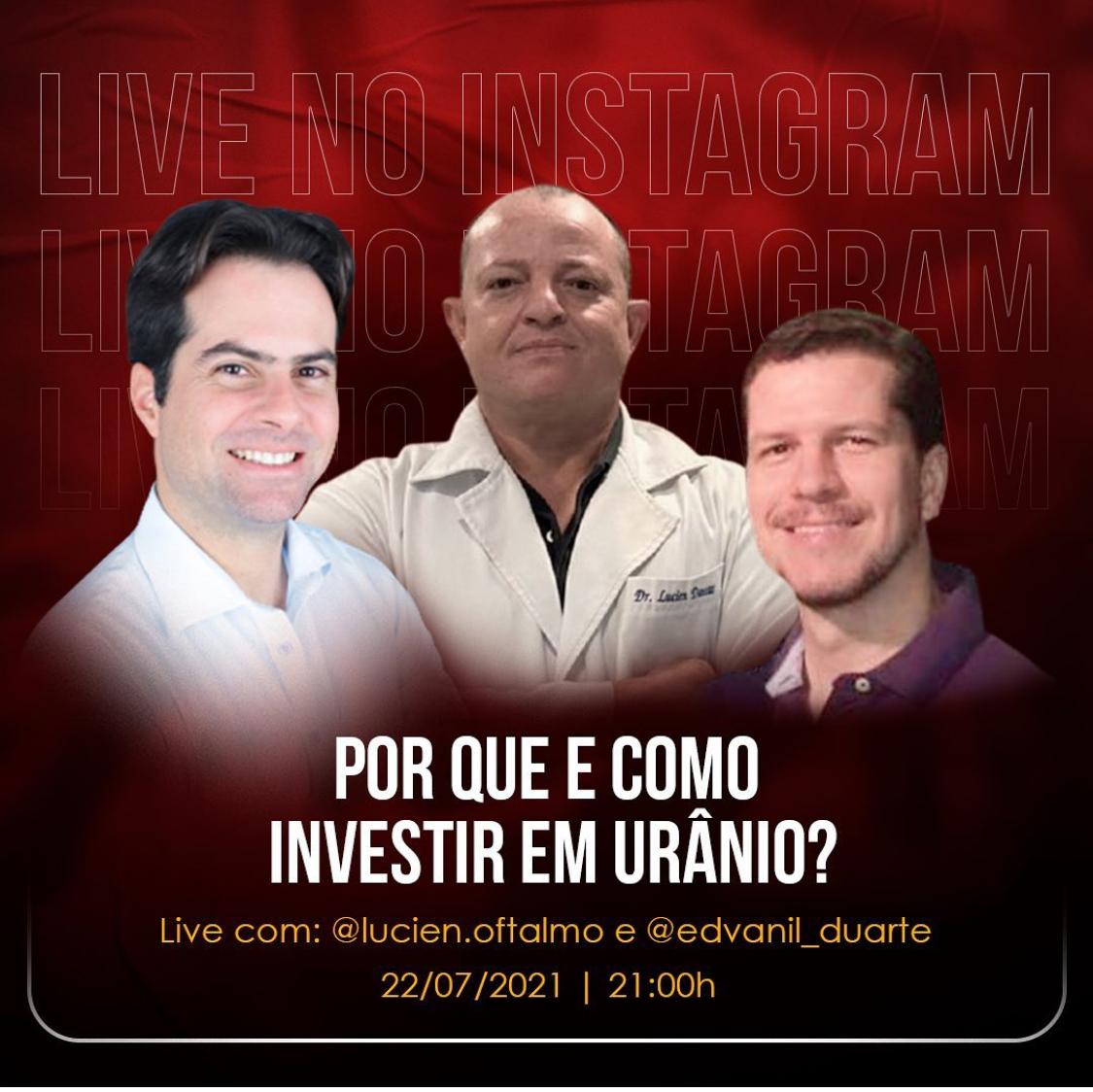 Investir em urânio é tema de live nesta quinta-feira (22)
