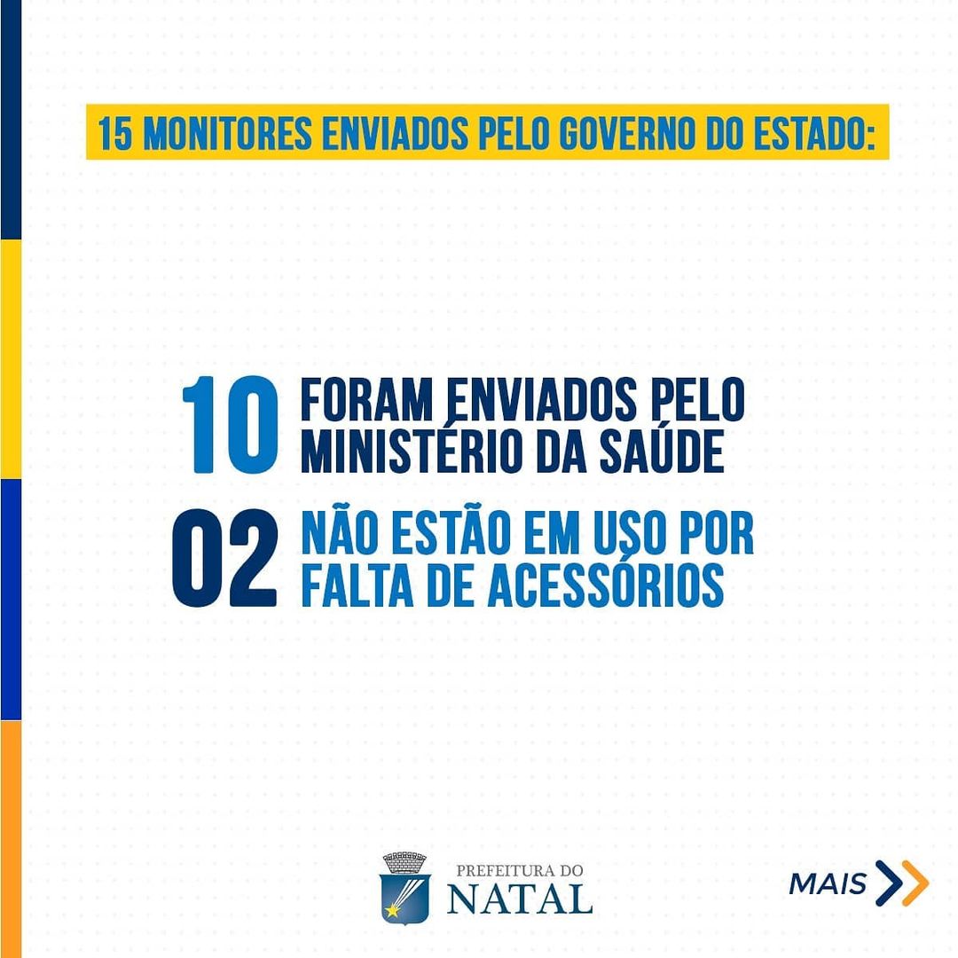 Maioria dos equipamentos enviados por Fátima para Natal são desnecessários, insuficientes ou incompletos