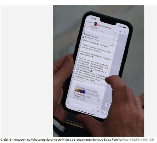Gleisi recebe alerta em celular sobre ‘perigosas indicações’ do Centrão para conselho da Petrobras