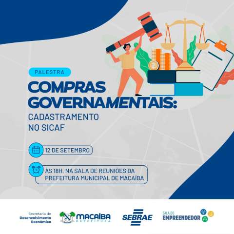 Prefeitura de Macaíba promove palestra sobre compras governamentais