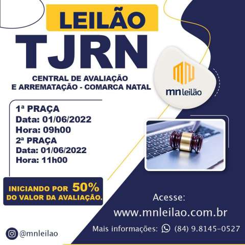 Tribunal de Justiça promove leilão de bens móveis e imóveis dia 1 de junho