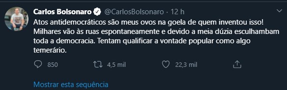 Carlos Bolsonaro: 