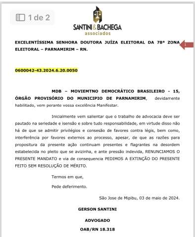 Com peça fajuta e sem nenhum fundamento jurídico, escritório de advocacia pede desistência de ação