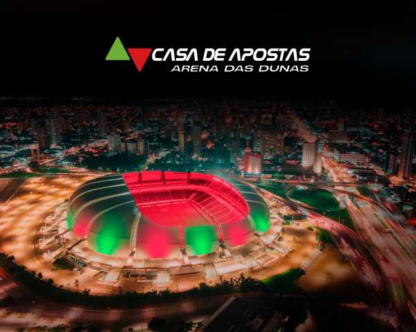 Arena das Dunas assina Naming Rights com a Casa de Apostas e anuncia novo sistema de iluminação