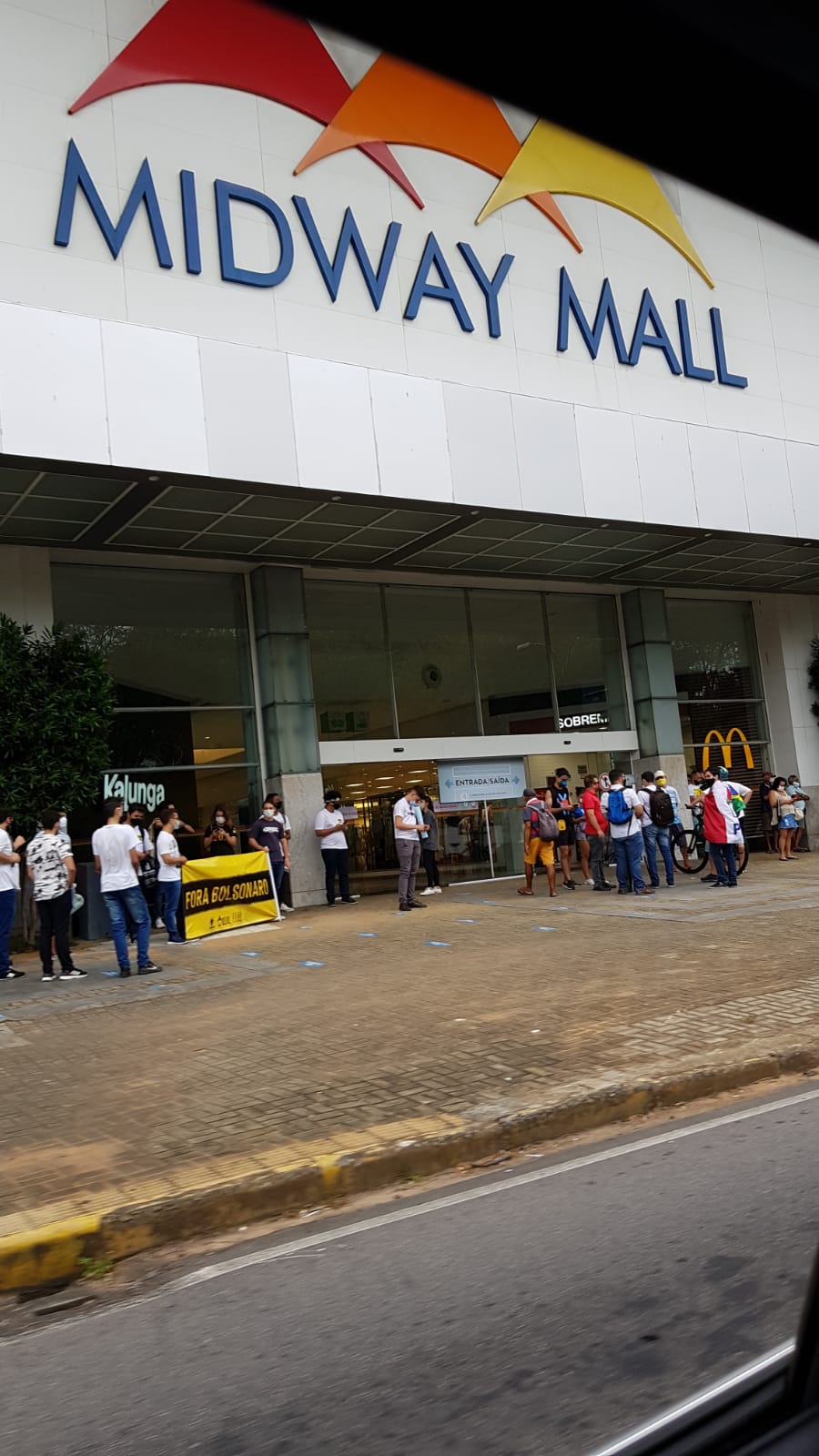Assustador: Manifestação contra Bolsonaro em Natal