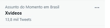 XVideos no Twitter