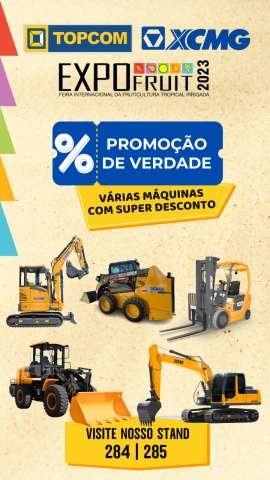 [VIDEO] TOPCOM é destaque da ExpoFruit 2023 com máquinas de qualidade e grandes descontos