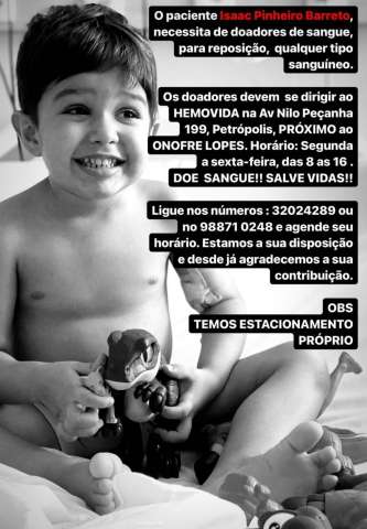 Isaac precisa de você