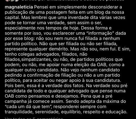 Humilhante: Magna não quer o apoio de Antenor Roberto 