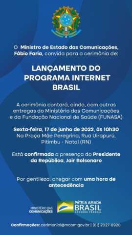 Bolsonaro em Natal dia 17