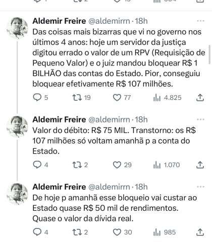 Poste mija no cachorro: A moral imoral do RN