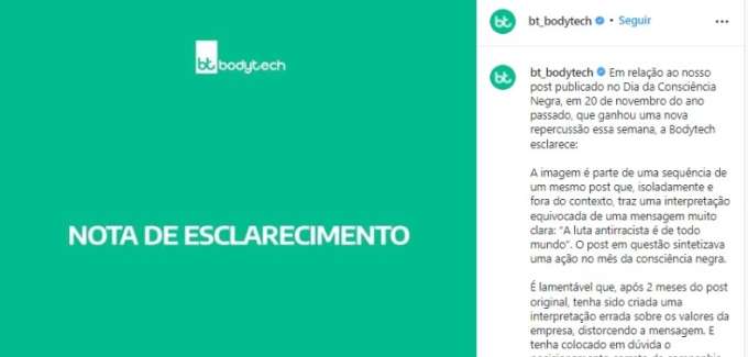 Depois de tentar lacrar, Bodytech questiona entendimento das pessoas
