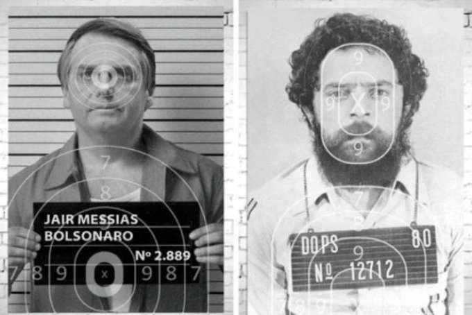 Tabela de tiro ao alvo com fotos de Lula e Bolsonaro é vendida na web