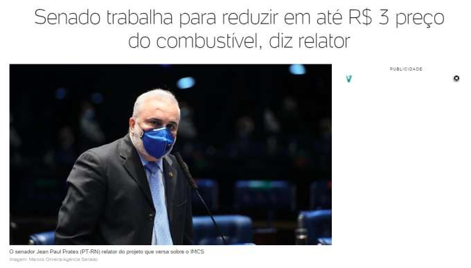 Relembre: Senador Jean daria aula ao presidente Jean da Petrobras