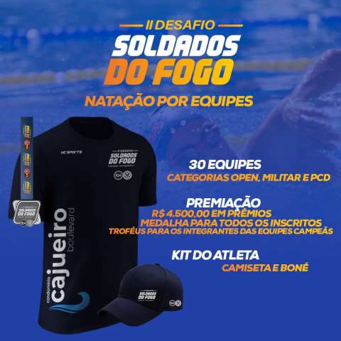 Abertas as inscrições para o II Desafio Soldados do Fogo