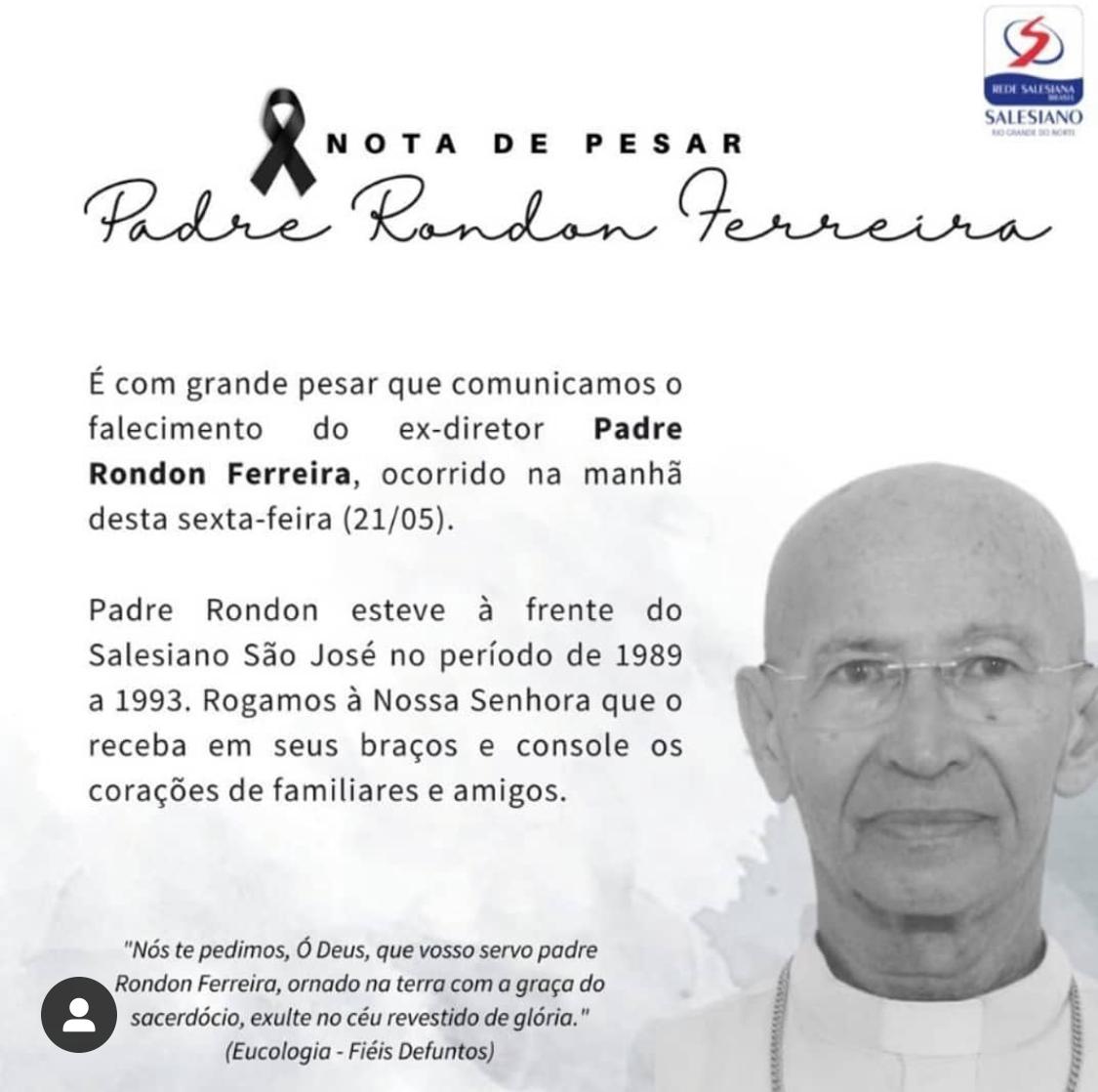 Morre ex-diretor do colégio Salesiano