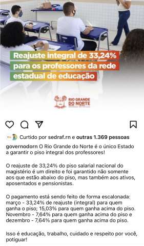 Mentira: Governo do Estado tenta enganar a população