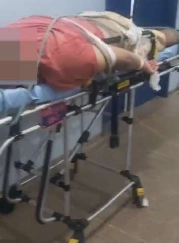 Absurdo: Paciente em surto é amarrado e deixado sem alimentação em hospital da Grande Natal