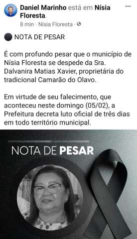 Morre dona do Camarão do Olavo