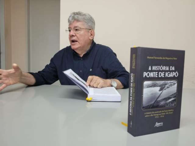Autor do livro “A História da Ponte de Igapó”, Manoel Negreiros recebe Placa Olavo de Medeiros Filho nos 121 anos do IHGRN