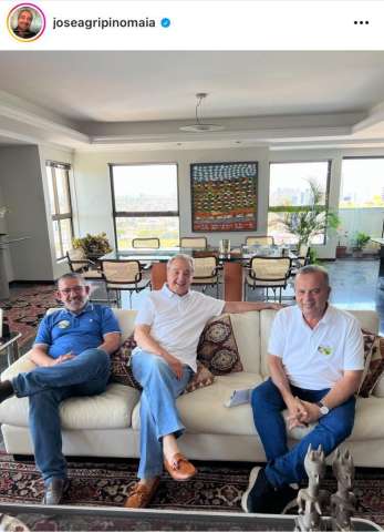 Agripino e Rogério alinhados