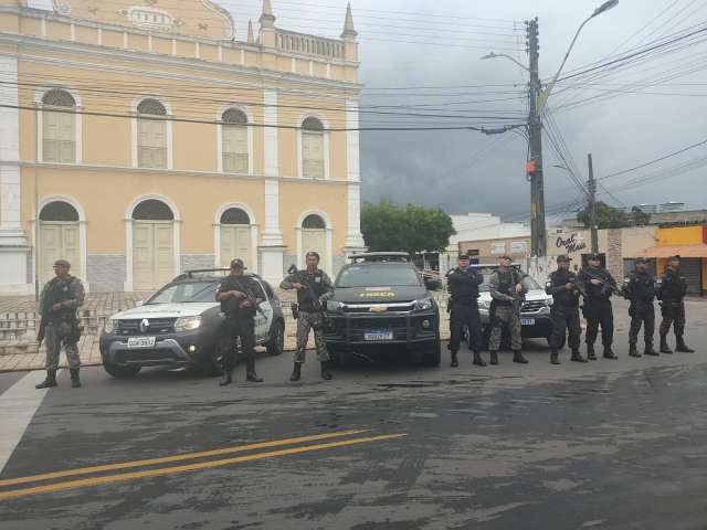 Força Nacional já nas ruas de Macaíba