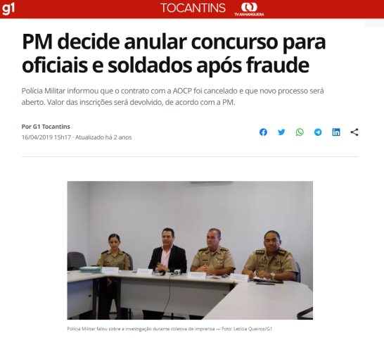 Instituto acusado de fraude em concurso da PM é contratado pelo Governo do RN para certame da Fundase
