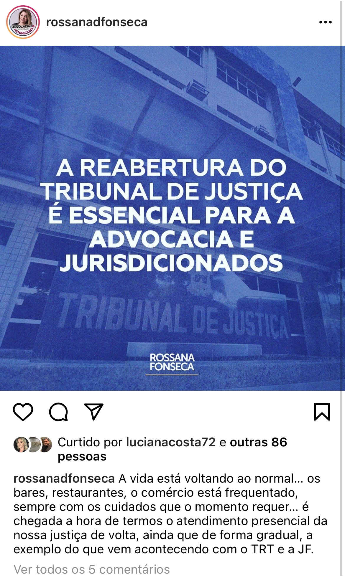 OAB/RN: Rossana Fonseca pagando mico