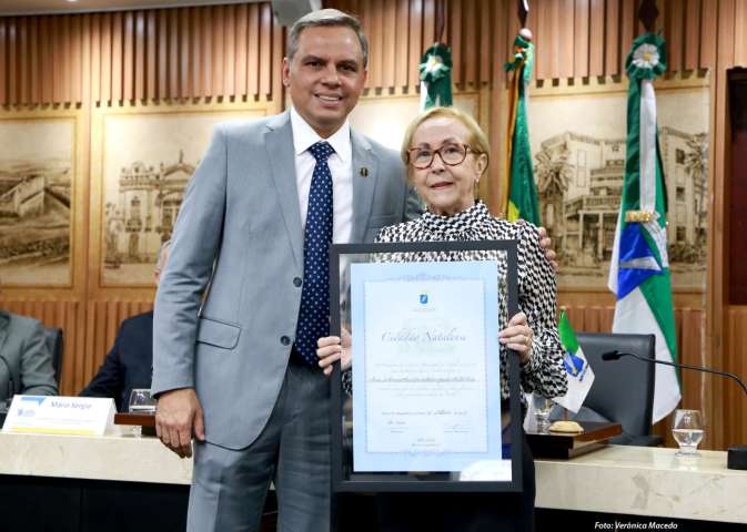 CMN confere cidadania à professora Maria da Conceição Crisóstomo
